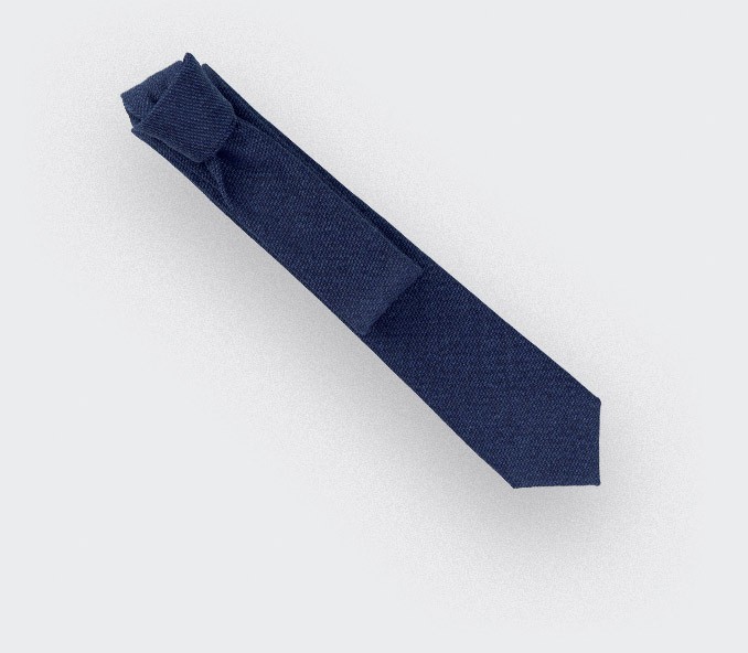 CINABRE Paris - Tie - Kevlar Marine - Made in France