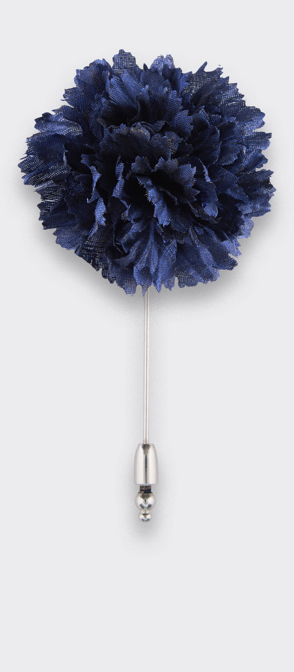 Boutonnière pour costume Soie Marine - Cinabre Paris