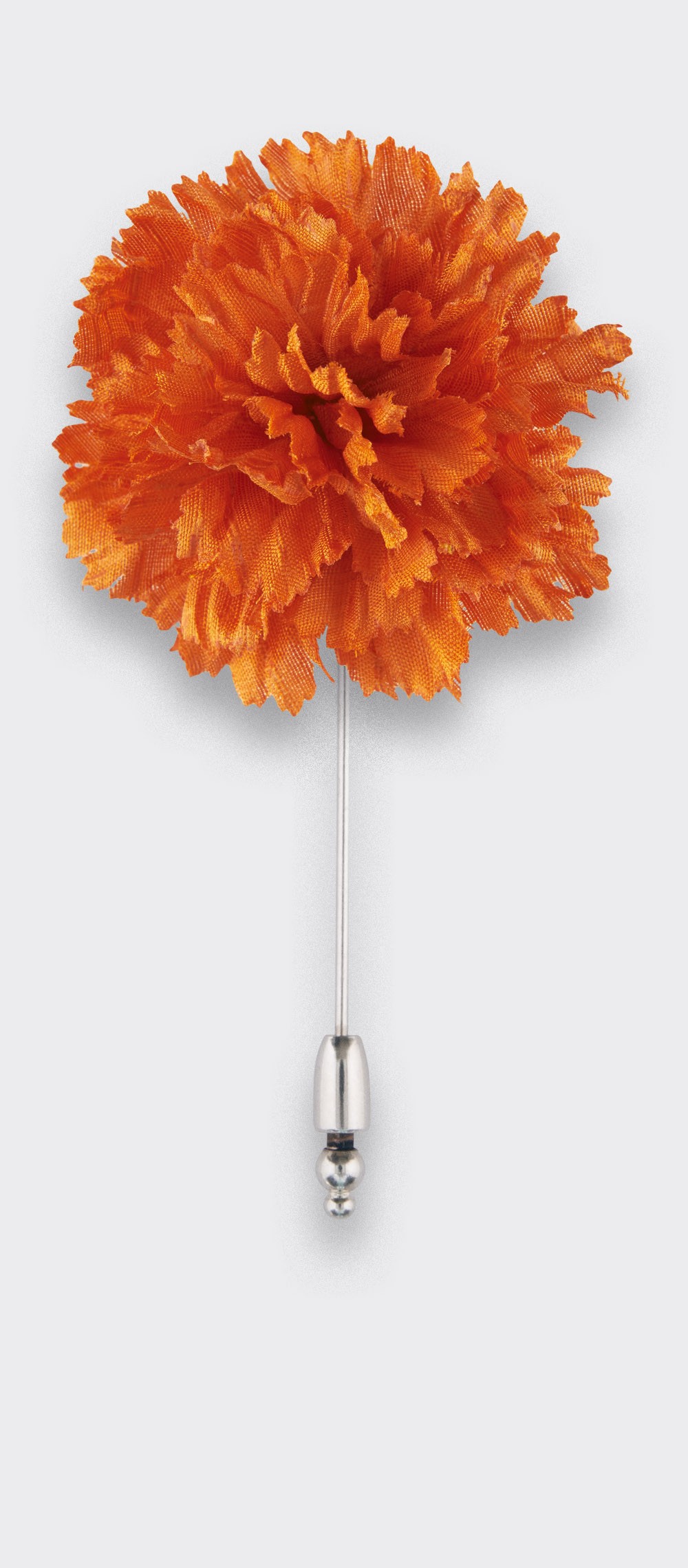 Boutonnière pour costume - Soie Orange - Cinabre Paris