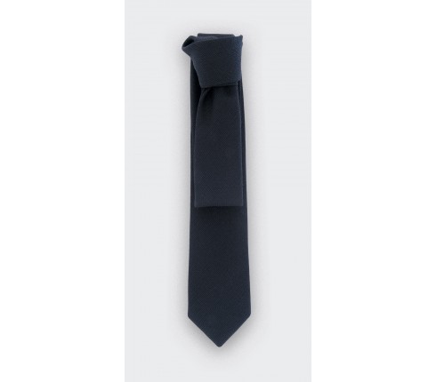 black maille tie - wool - cinabre paris 