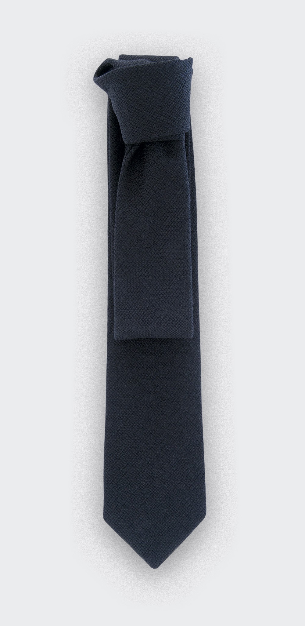 black maille tie - wool - cinabre paris 