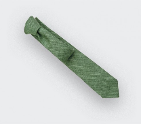 green maille tie - wool - cinabre paris