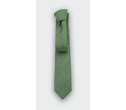 green maille tie - wool - cinabre paris