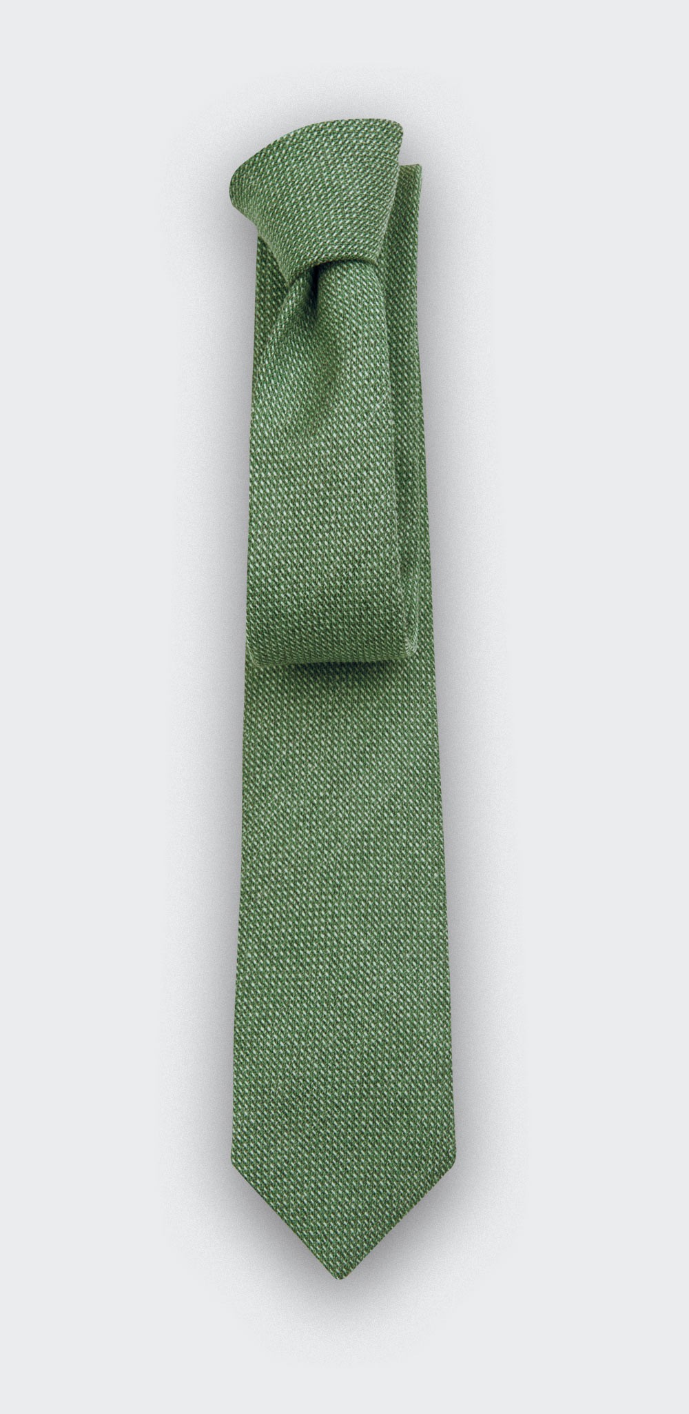 green maille tie - wool - cinabre paris