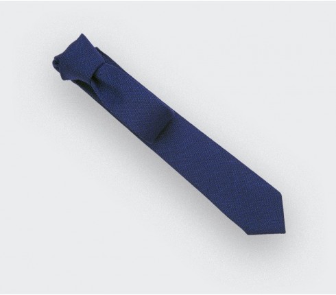 blue maille tie - wool - cinabre paris