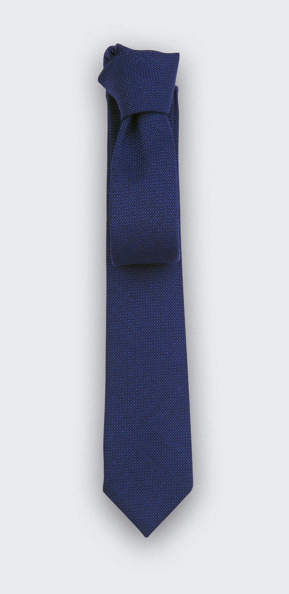 blue maille tie - wool - cinabre paris