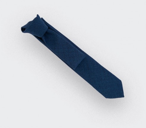 navy maille tie - wool - cinabre paris 