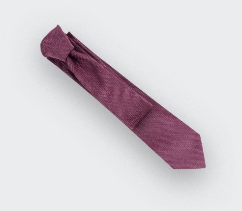 fuchsia maille tie - wool - cinabre paris