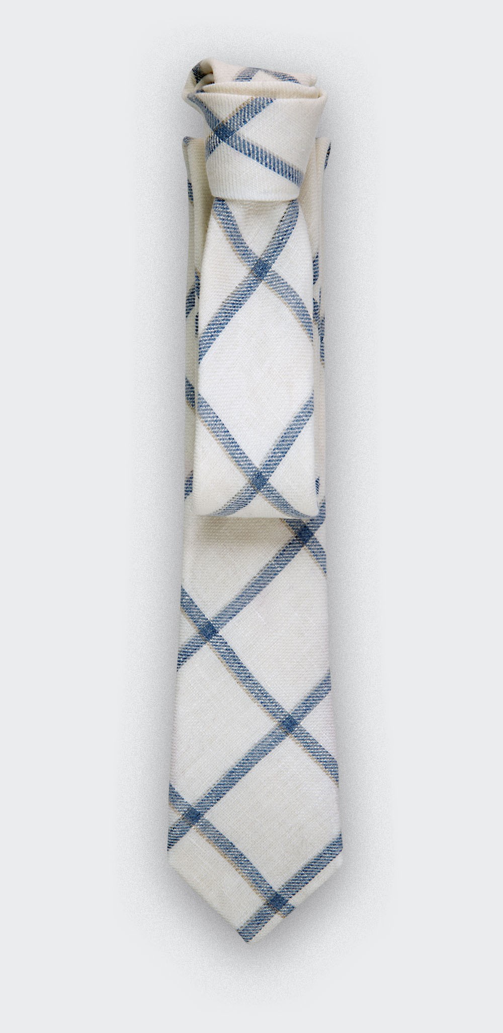 white agay tie - linen - cinabre paris