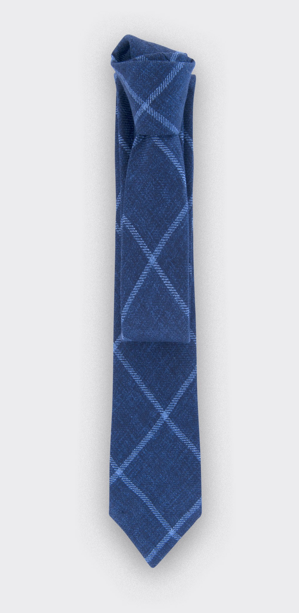 navy agay tie - linen - cinabre paris 