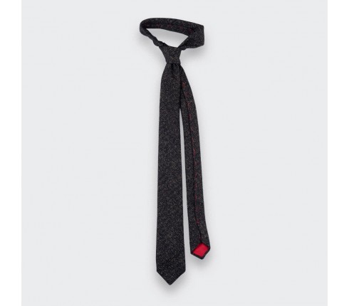 tie gold 1001 Nuits black - lurex wool - cinabre paris