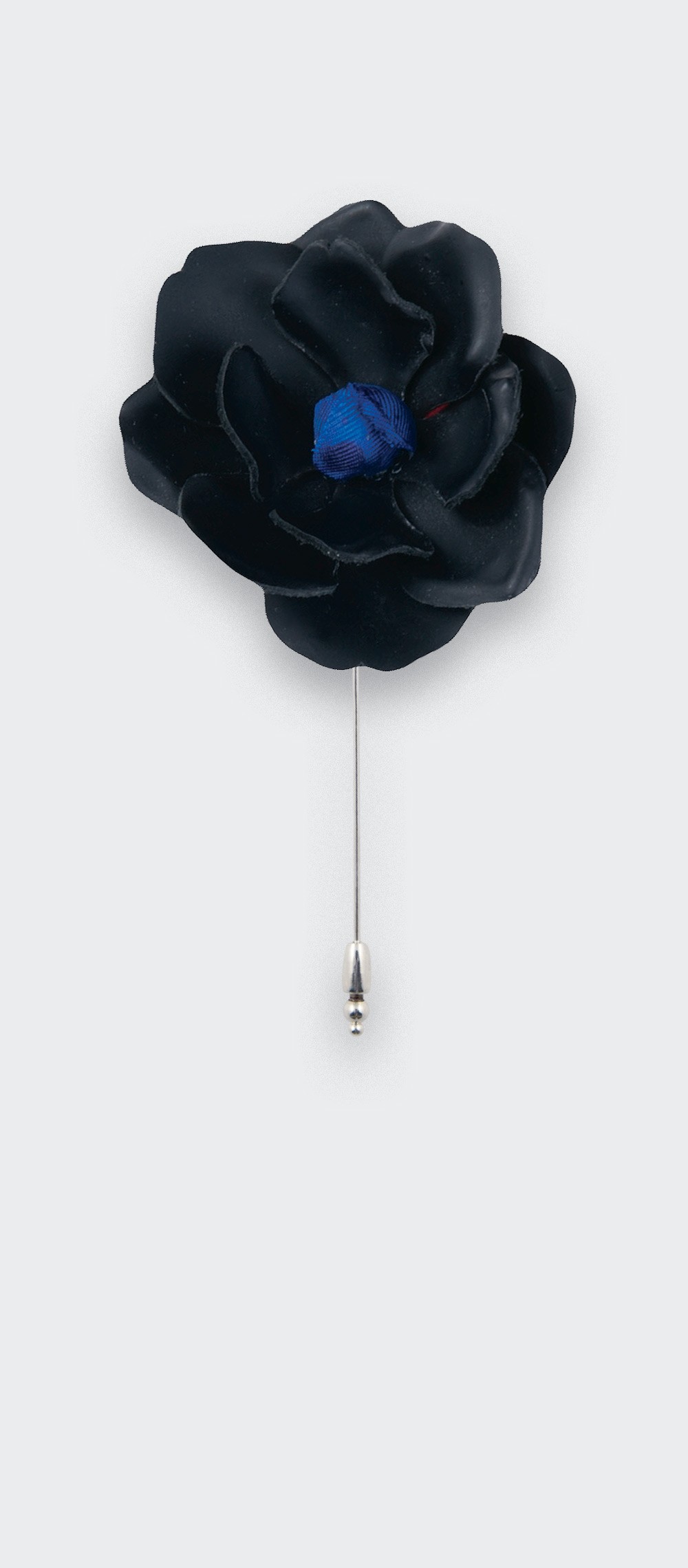 Boutonnière Cuir Noir - Cinabre Paris