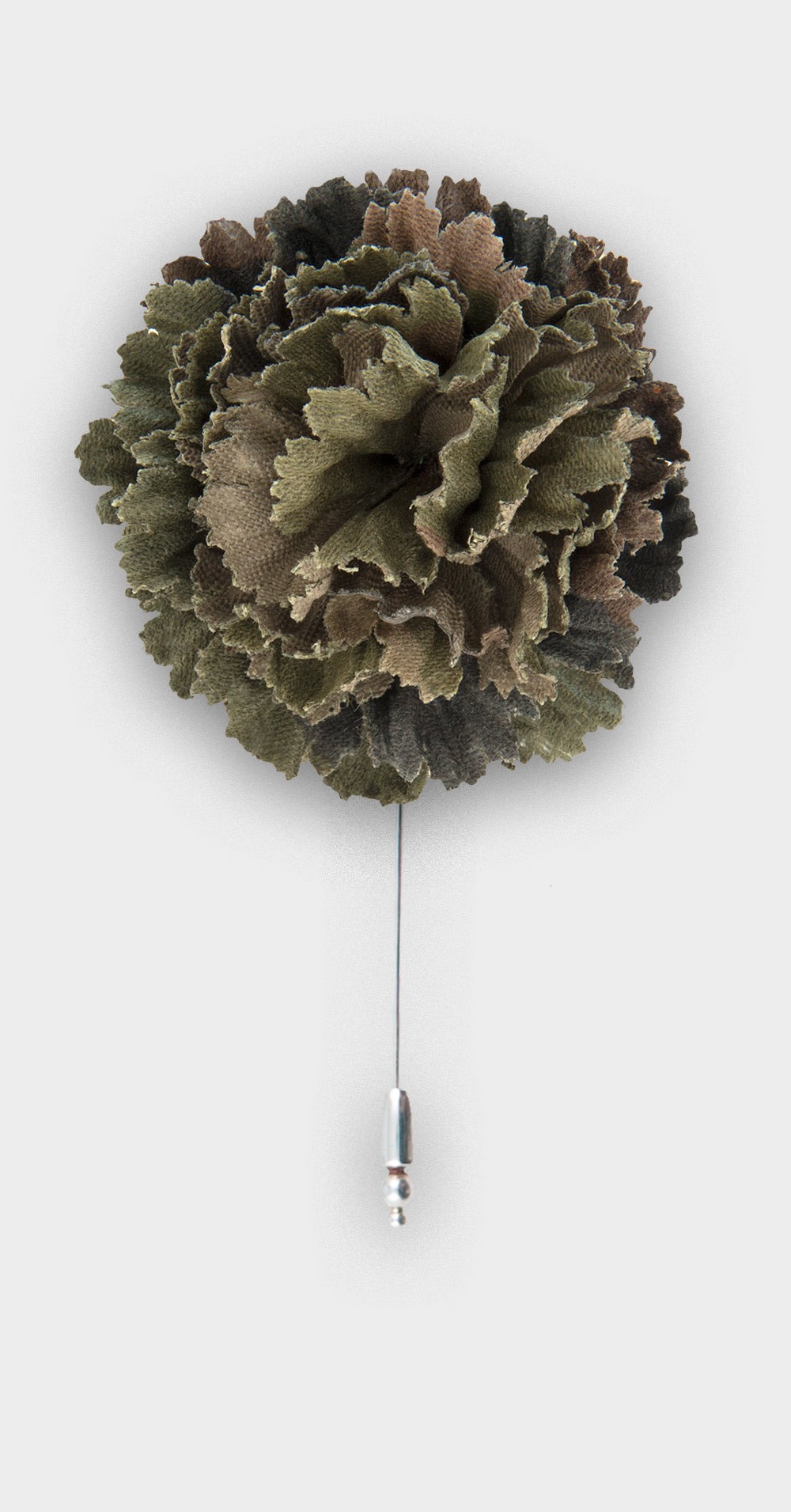 boutonnière camouflage - coton vintage - cinabre paris