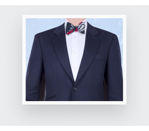 blue night bow tie - cotton - cinabre paris 