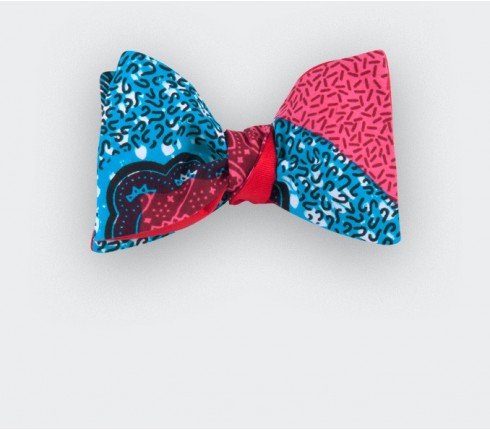 Pink Wax Bow Tie - Cinabre Paris