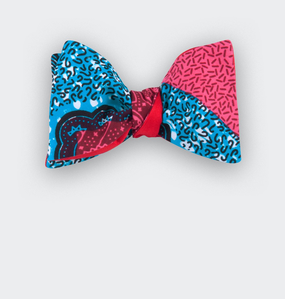 Pink Wax Bow Tie - Cinabre Paris