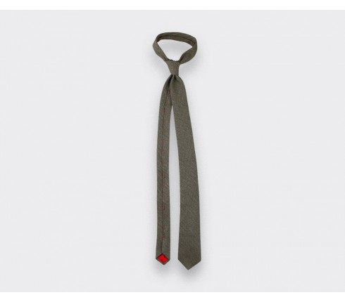 Green Cinabre cashmere tie - cinabre paris