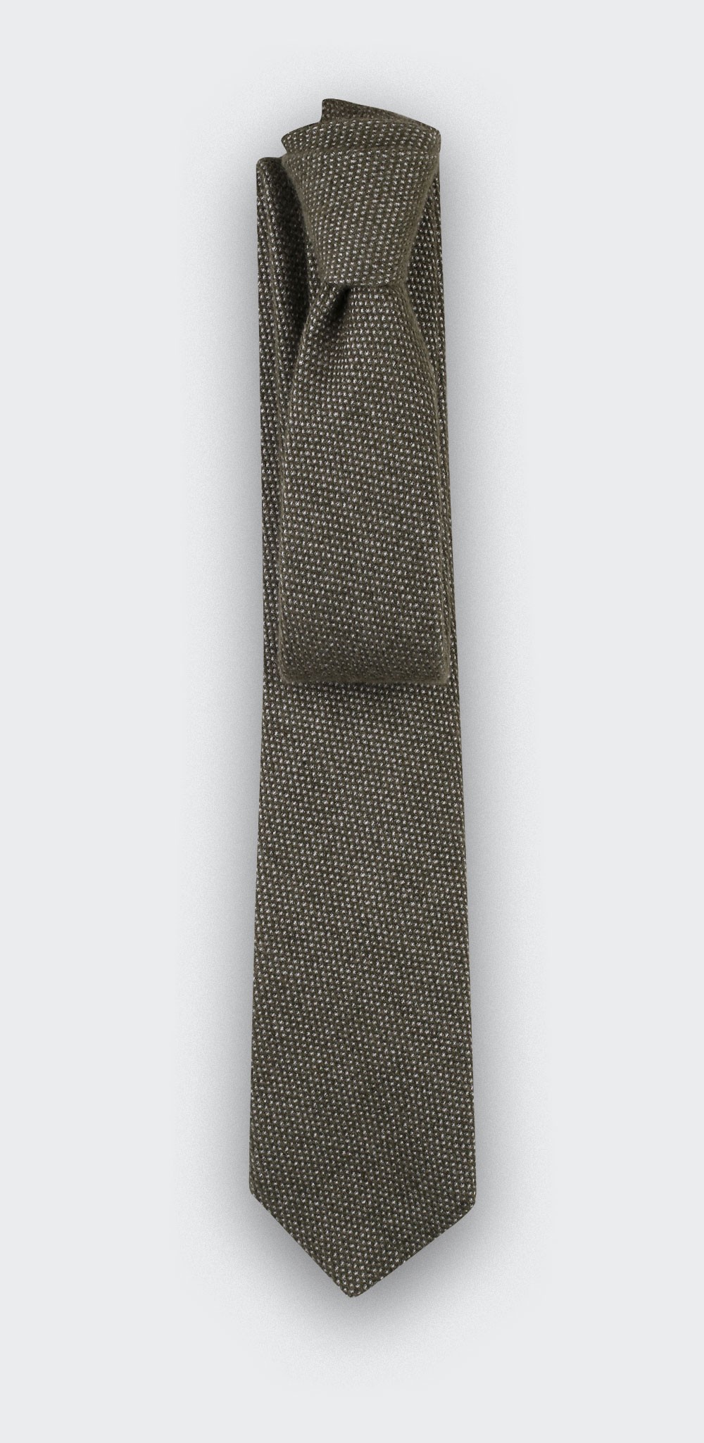 Green Cinabre cashmere tie - cinabre paris