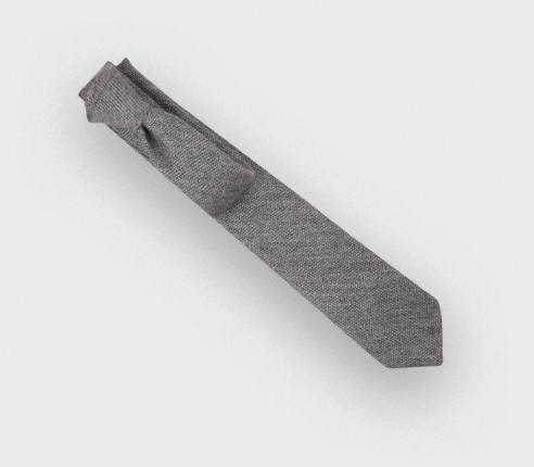 Grey Cinabre cashmere tie - cinabre paris