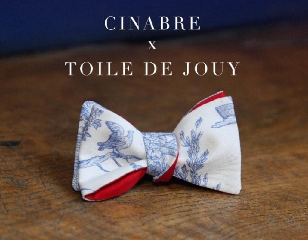 Cinabre exclusive collab with Toile de Jouy